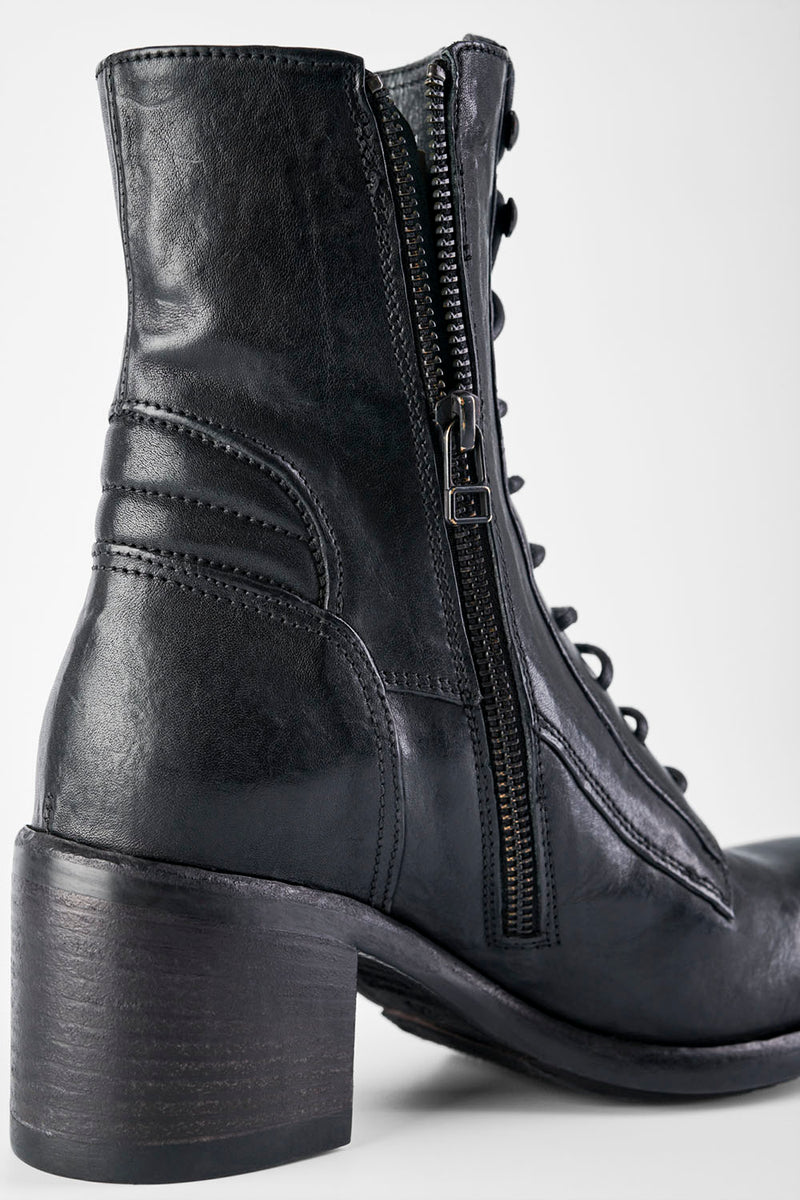 RILEY urban-black military boots.