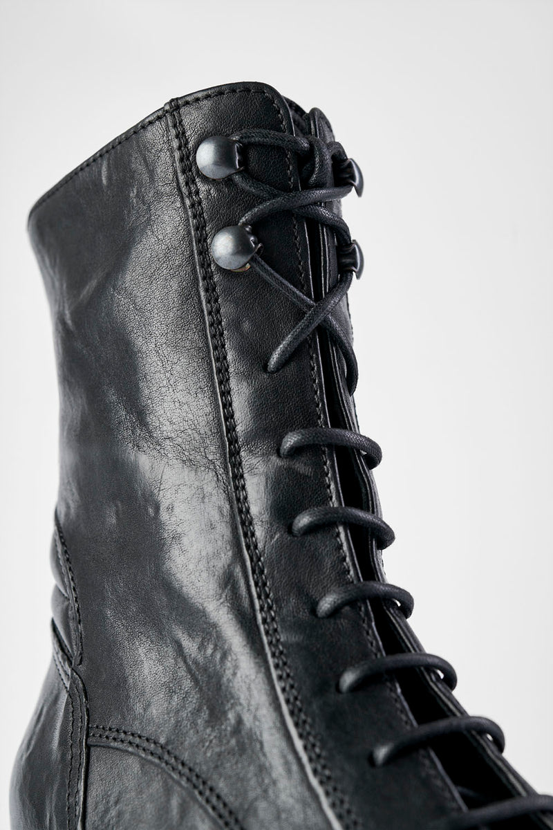 RILEY urban-black military boots.