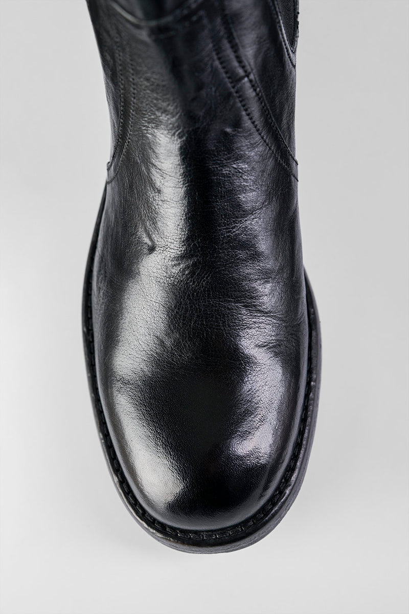 ASTON urban-black high chelsea boots.