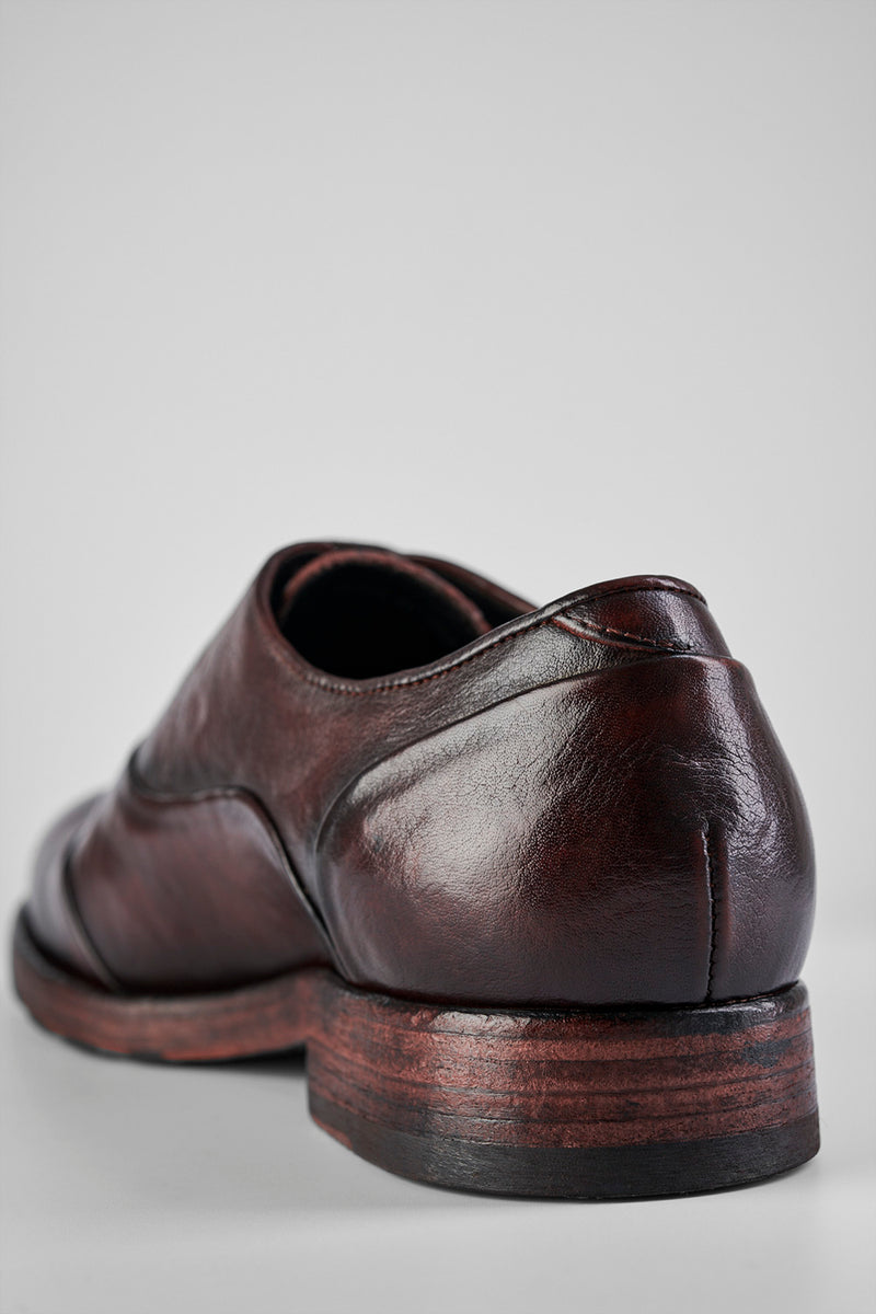 ASTON EDGE chestnut oxford shoes.