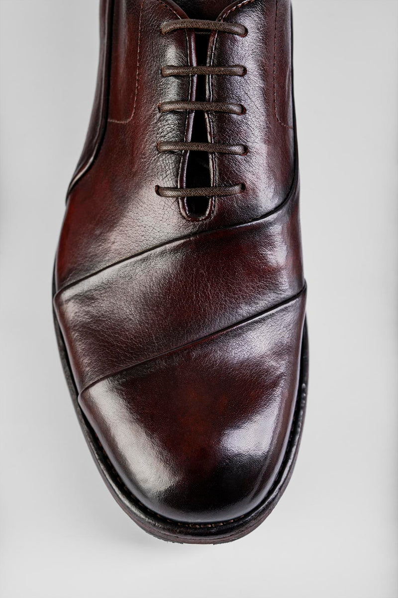 ASTON EDGE chestnut oxford shoes.