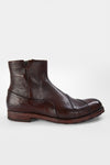 UNTAMED STREET Men Brown Buffalo-Leather Ankle Boots ASTON-EDGE