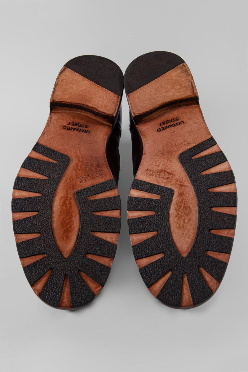 ASTON brandy-brown chukka boots.