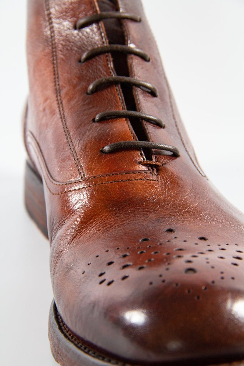 ASTON brandy-brown chukka boots.