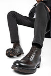 ASTON cigar-brown chukka boots.