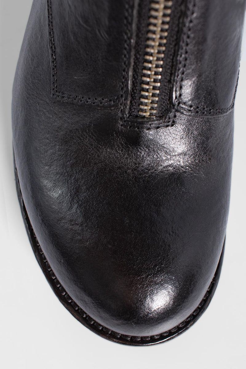 BERKELEY charcoal-black ankle boots.