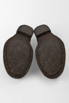 BROMPTON dark-cocoa derby shoes.