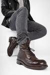 Men BOOTS Military CURZON Brown Bufalo-Leather UNTAMED STREET
