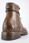 Men BOOTS Military CURZON Brown Calf-Leather UNTAMED STREET