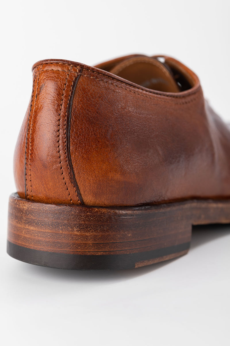 ASTON terra-brown oxford shoes.