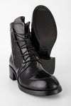 EXETER jet-black lace-up boots.
