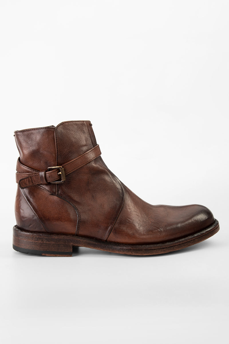 EYTON rich-brown laceless ankle boots | untamed street | men – UNTAMED ...