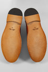 HAMPTON FLEX whisky-tan derby shoes.