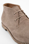 HAVEN sandstone suede chukka boots.