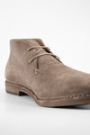 HAVEN sandstone suede chukka boots.