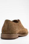 HAVEN desert-dust suede derby shoes.