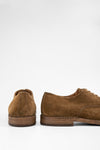 HAVEN desert-dust suede derby shoes.