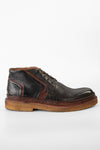 HOVE espresso-black welted chukka boots.