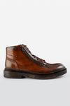 YORK cognac welted chukka boots.