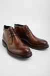 LENNOX rich-brown chukka boots.