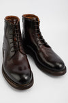 LENNOX rich-cocoa military boots.