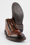 YORK cognac welted chukka boots.