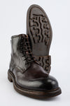 LENNOX rich-cocoa military boots.