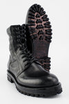 CAMDEN urban-black tactical combat boots.