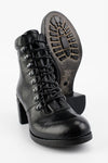 MADISON urban-black lace-up boots.