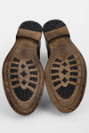 SLOANE ice-brown double-zip ankle boots.