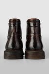 LENNOX rich-cocoa military boots.