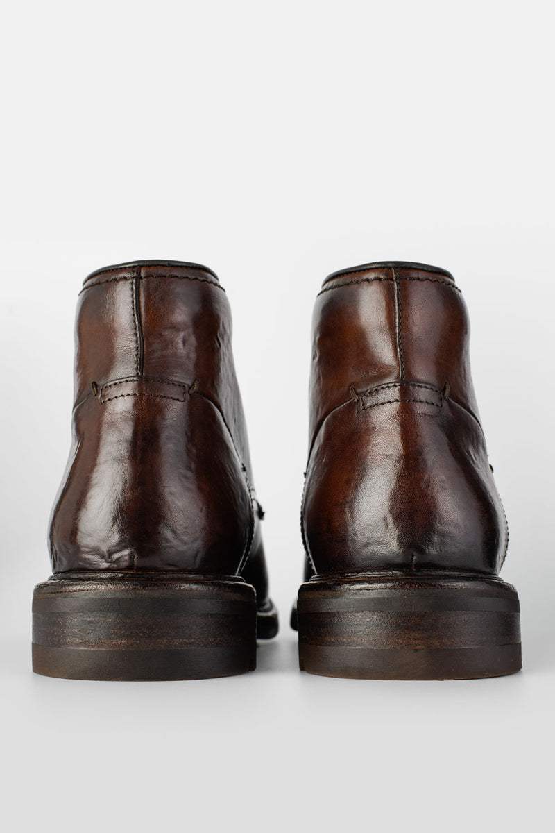 LENNOX chestnut ankle boots.