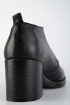 BERKELEY charcoal-black mid heel shoes.