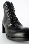 MADISON urban-black lace-up boots.