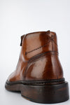 YORK cognac welted chukka boots.