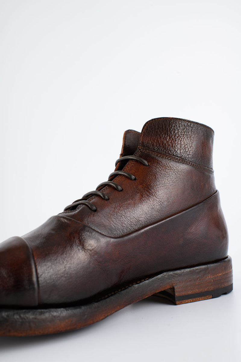 UNTAMED STREET Men Brown Buffalo-Leather Chukka Boots SLOANE