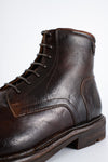 LENNOX rich-cocoa military boots.