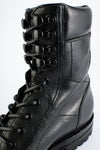 CAMDEN urban-black tactical combat boots.