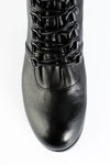 MADISON urban-black lace-up boots.