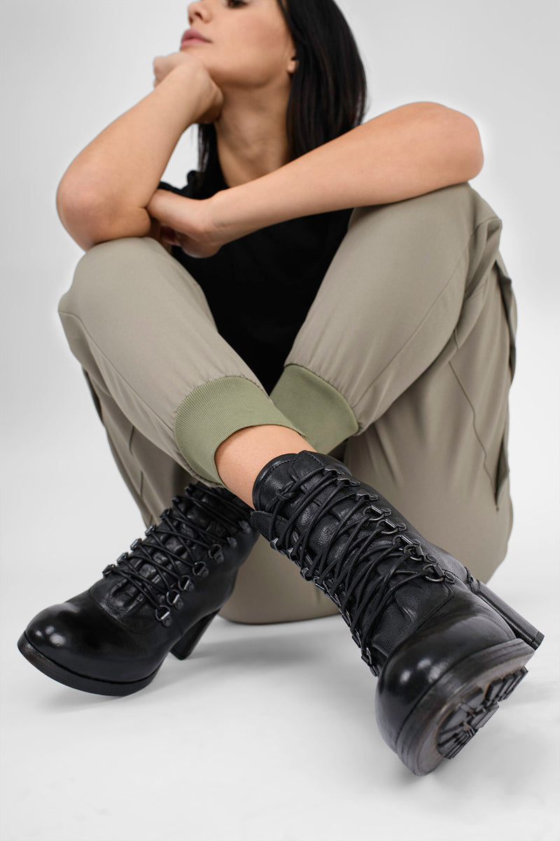 Shoes Madison Lace Up Boot MADISON Urban-black Lace Up Boots Untamed Street – UNTAMED STREET