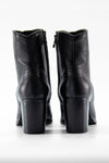 ASTON royal-black lace-up boots.