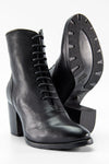 ASTON royal-black lace-up boots.