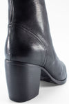 ASTON royal-black lace-up boots.