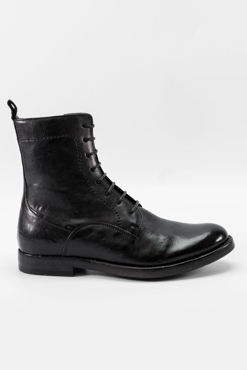 SLOANE urban-black commando boots.