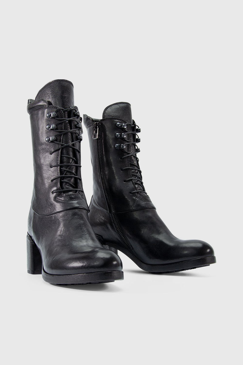 MADISON urban-black high commando boots.