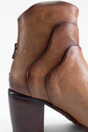 ASTON mocha-brown ankle boots.