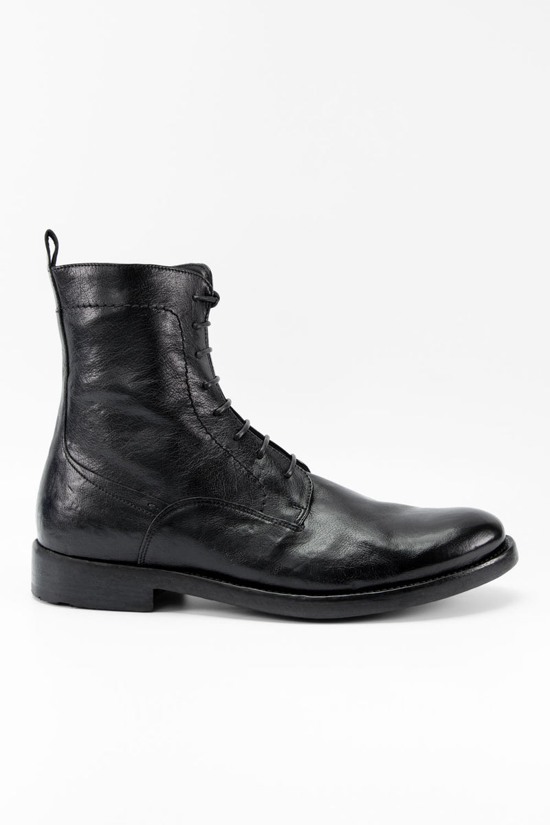 SLOANE urban-black commando boots.