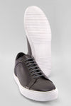 SOHO aluminium-grey patina sneakers.