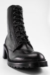 REGENT royal-black lace-up boots.