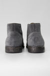 UNTAMED STREET Men Grey Suede-Leather Chukka Boots HAMPTON